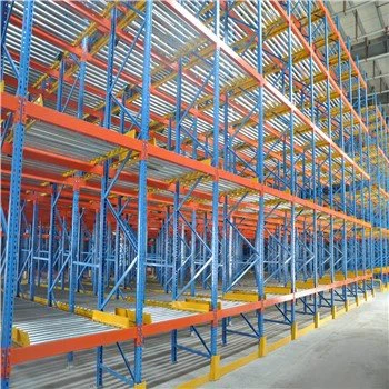 Warehouse Tsis Siv Neeg Lub Zog Pallet Flow Rack System