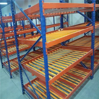 Warehouse Cov Khoom Siv Hlau Tso Lub Hau Raug Carton Flow Khib