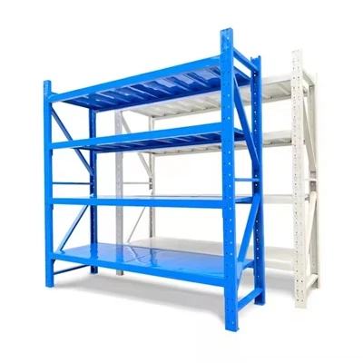Dab tsi yog hlau nruab nrab lub luag hauj lwm ntev ntev relving rau warehouse...